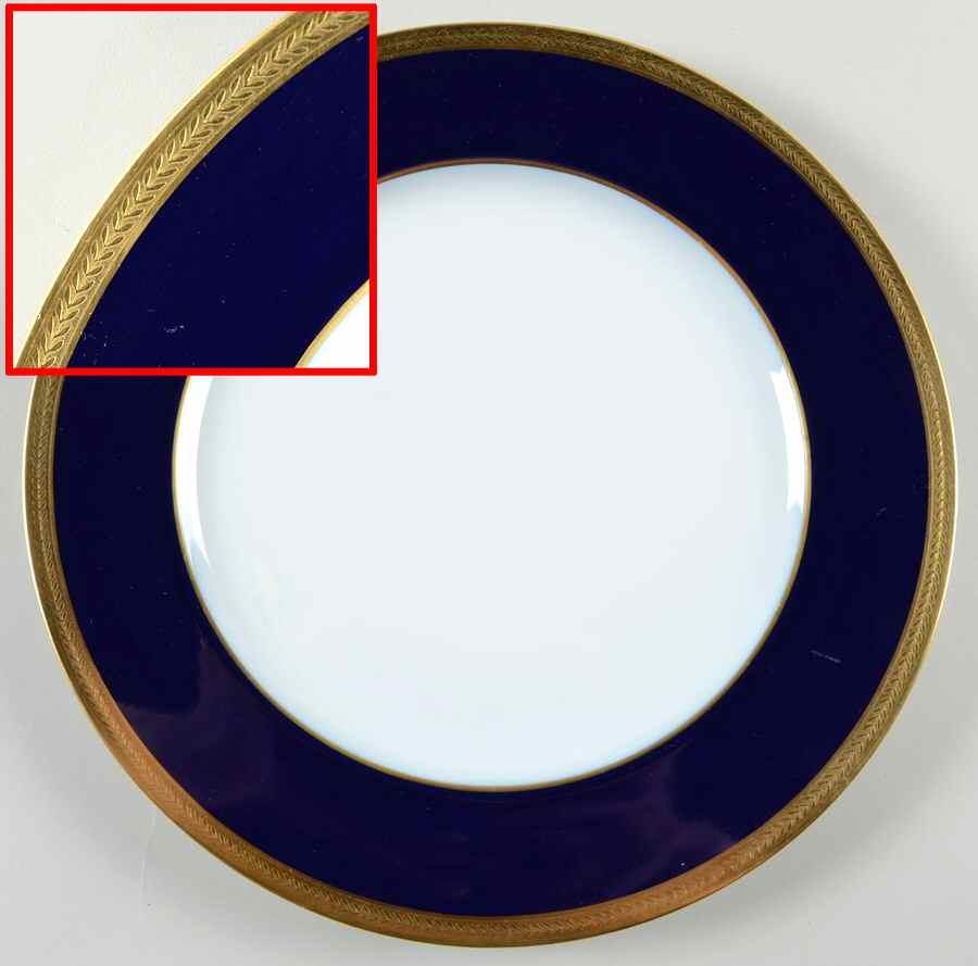 Palaiseau Cobalt Blue Dinner Plate by Bernardaud-1