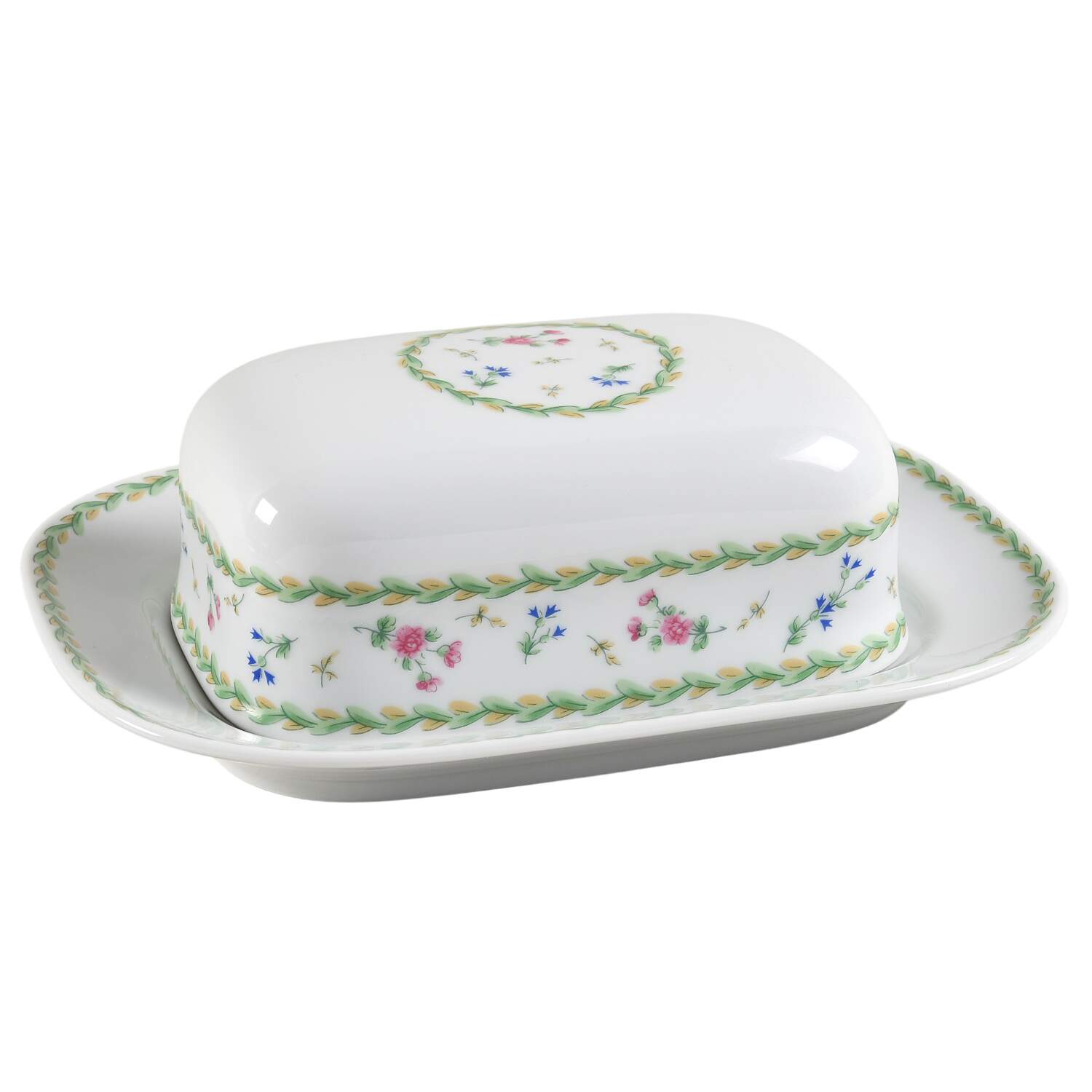 Poe Square Covered Butter by Bernardaud-1