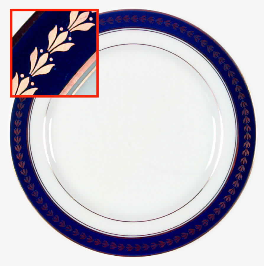 Pouilly Cobalt Salad Plate by Bernardaud-1