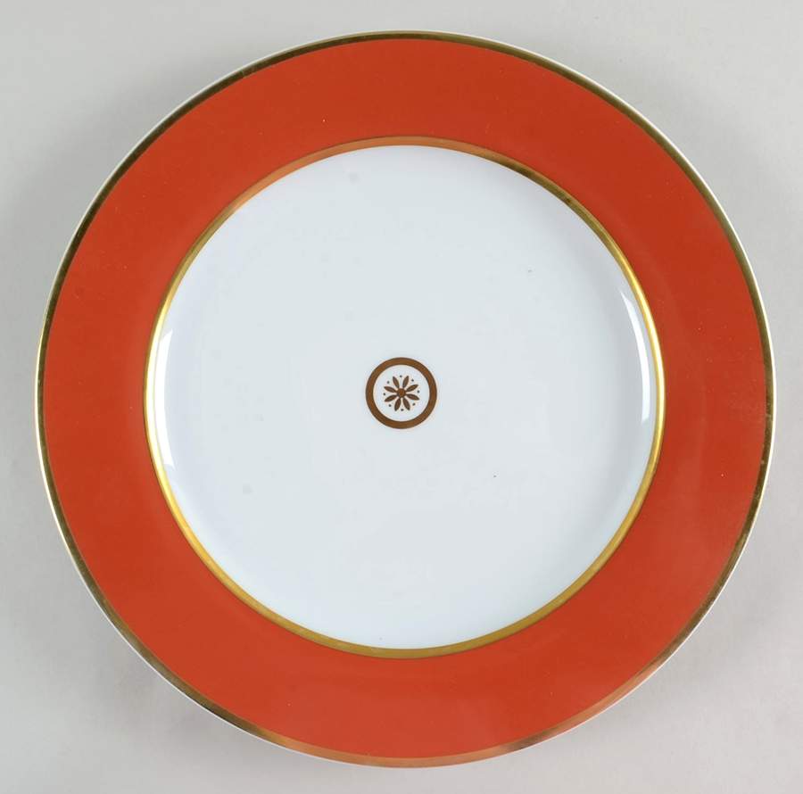 Sparte Red (Sanguine) Service Plate (Charger) by Bernardaud-1