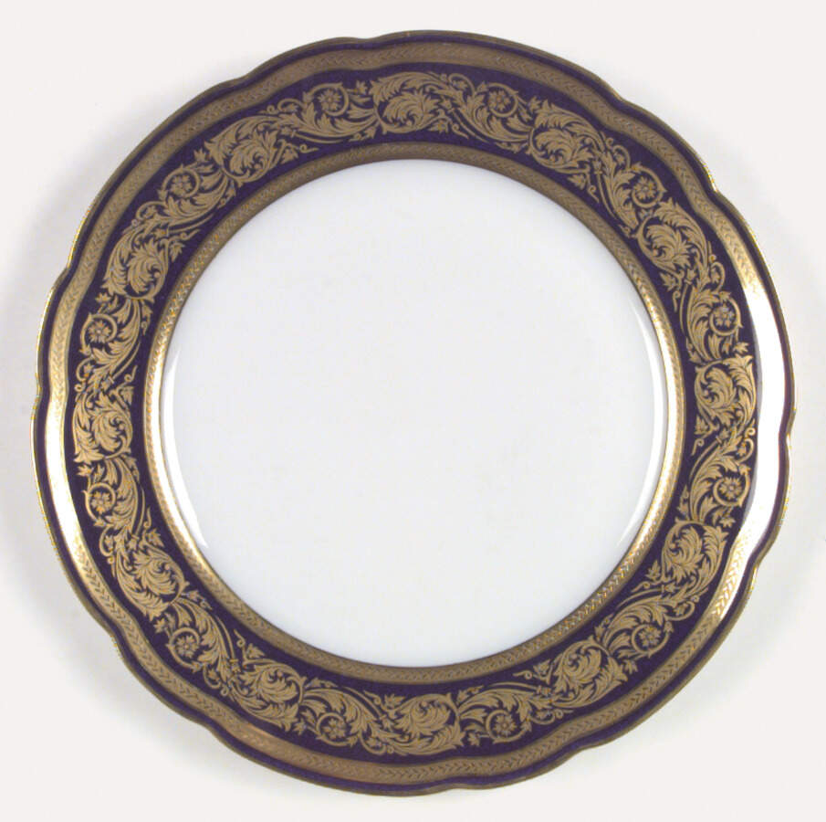 Vendome Cobalt Blue Dinner Plate by Bernardaud-1