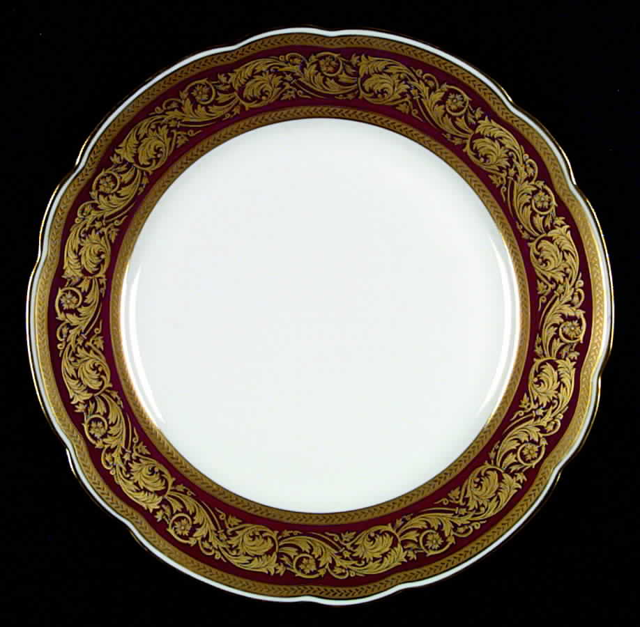 Vendome Crimson Dinner Plate by Bernardaud-1