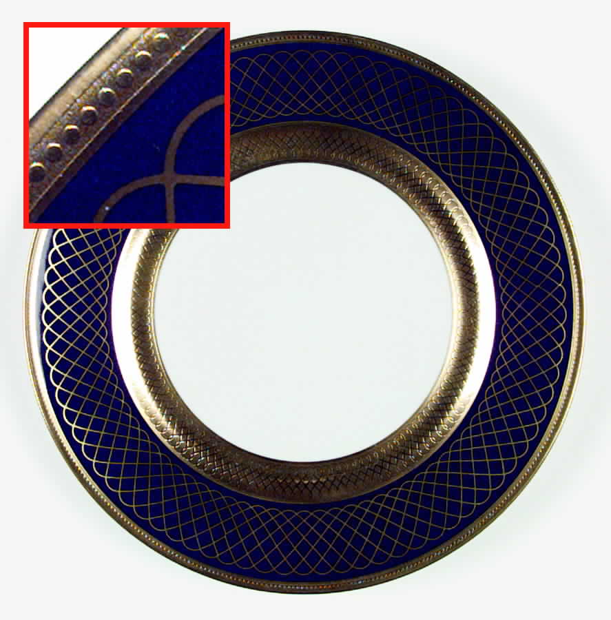 Vintimille Cobalt Dinner Plate by Bernardaud-1