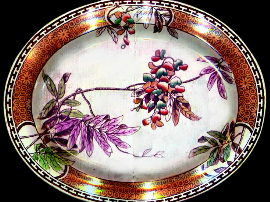 Laburnum 12" Oval Serving Platter by Brownfield-1