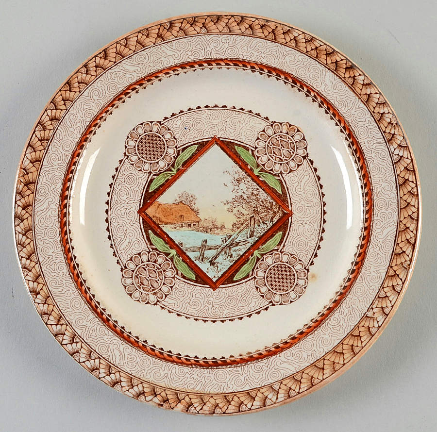 Wisconsin Dessert/Pie Plate by Brownfield-1
