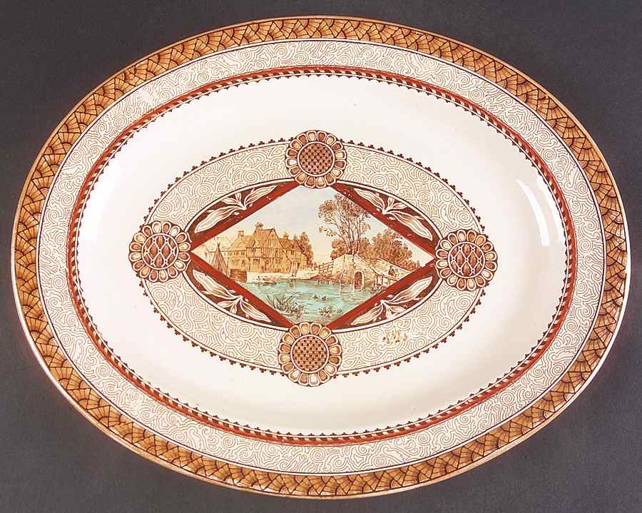 Wisconsin 15" Oval Serving Platter by Brownfield-1
