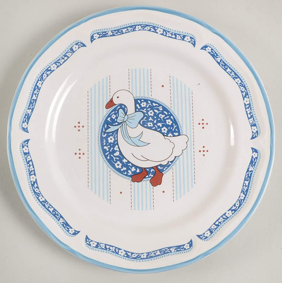 Blue Goose Salad Plate by Baker, Hart & Stuart-1
