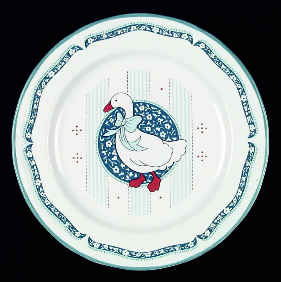 Blue Goose 12" Chop Plate (Round Platter) by Baker, Hart & Stuart-1