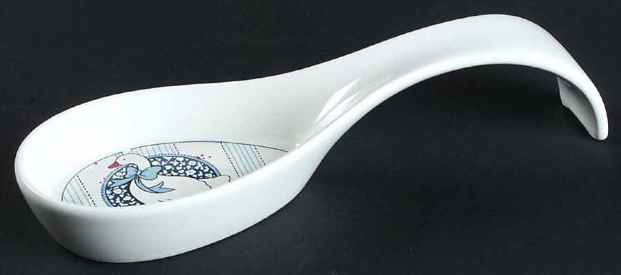 Blue Goose Spoon Rest/Holder (Holds 1 Spoon) by Baker, Hart & Stuart-1