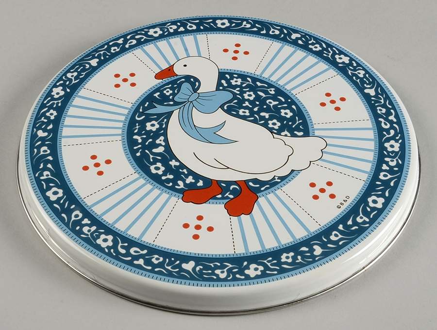 Blue Goose 10" Individual Steel Stove Cover by Baker, Hart & Stuart-1