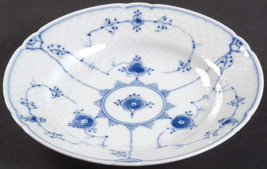 Blue Traditional (No Trim) Rim Fruit/Dessert (Sauce) Bowl by Bing & Grondahl-1