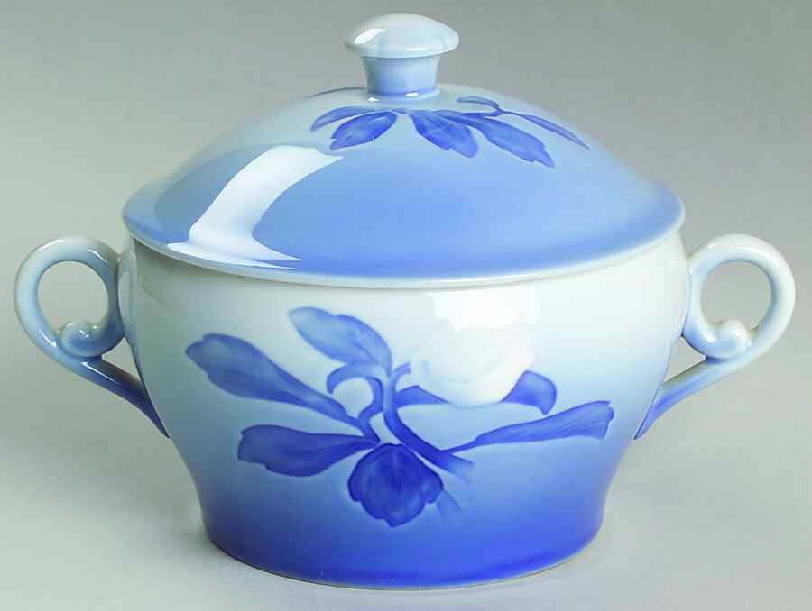 Christmas Rose Sugar Bowl & Lid by Bing & Grondahl-1