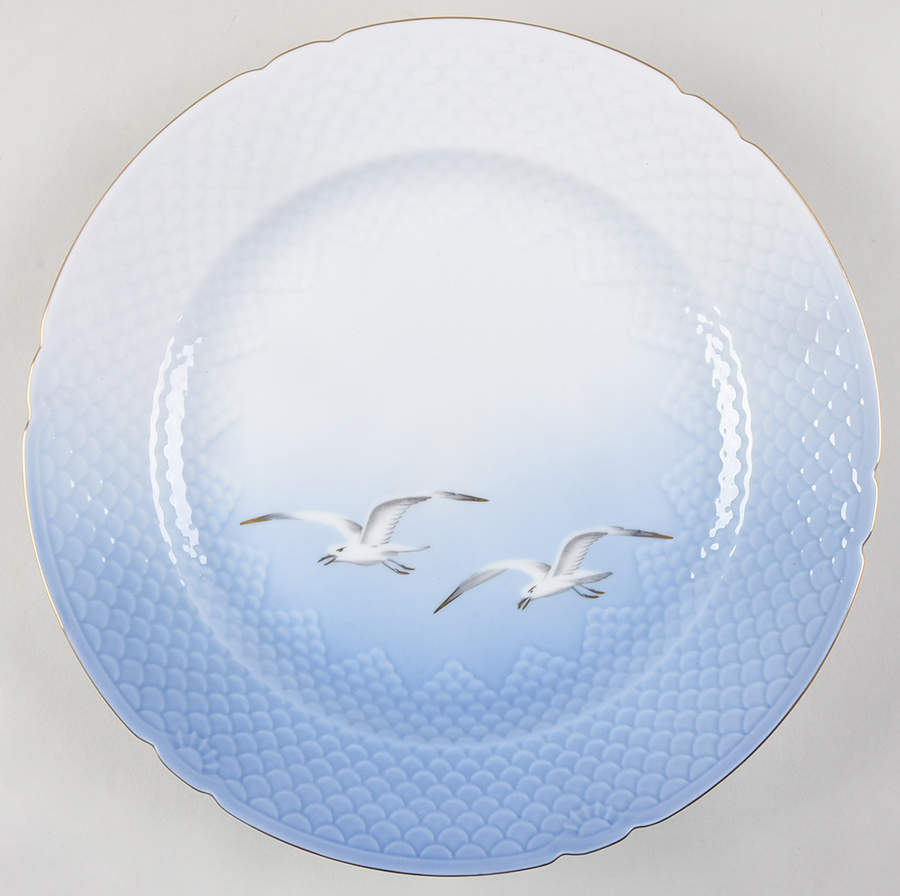 Seagull 12" Chop Plate (Round Platter) by Bing & Grondahl-1