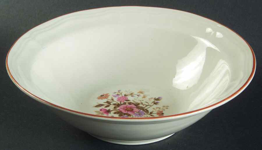 Meadow Flowers Rim Cereal Bowl by Brick Oven-1
