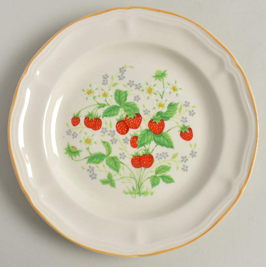 Strawberries Salad Plate by Brick Oven-1