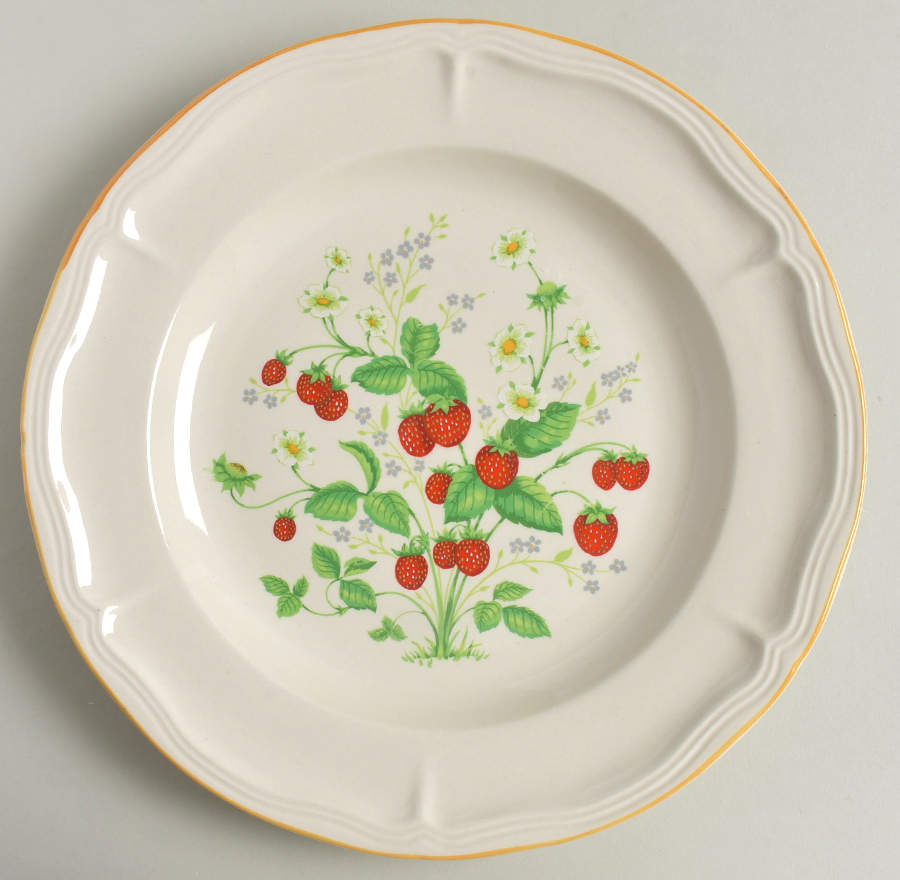 Strawberries Dinner Plate by Brick Oven-1