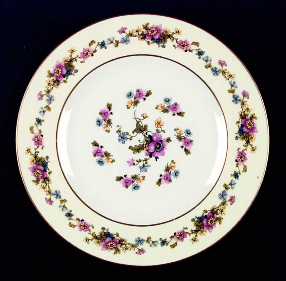 Wild Rose (USA) Dinner Plate by Morgan Belleek (USA)-1