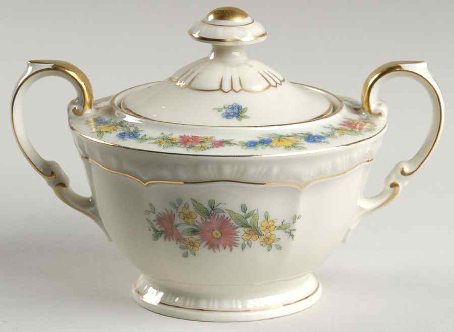 Adelphia Sugar Bowl & Lid by Black Knight-1