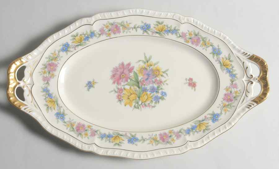 Adelphia 14" Oval Serving Platter by Black Knight-1