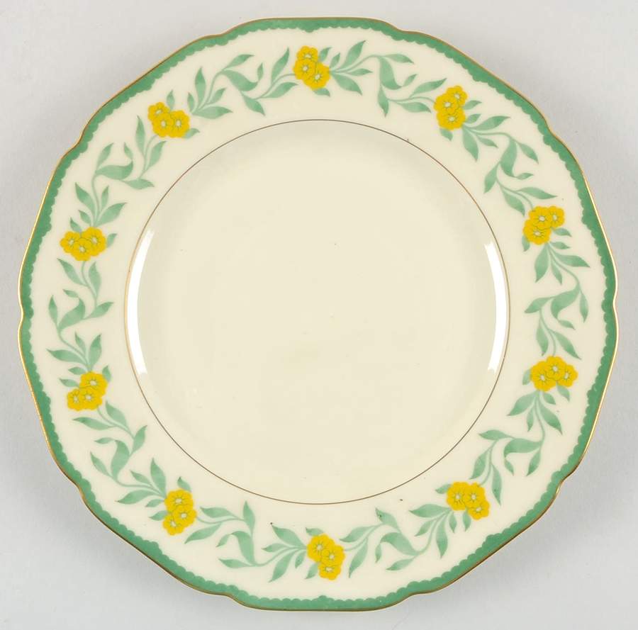 Daffodil Luncheon Plate by Black Knight-1