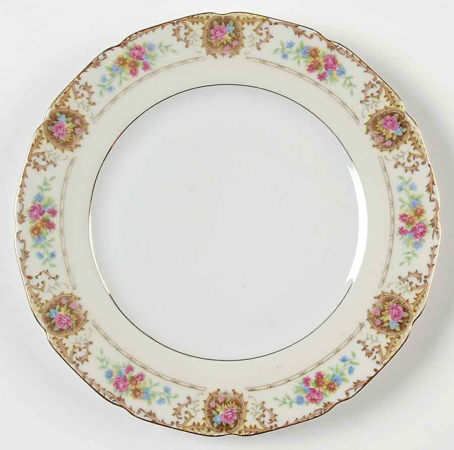 Patricia Brown Salad Plate by Black Knight-1