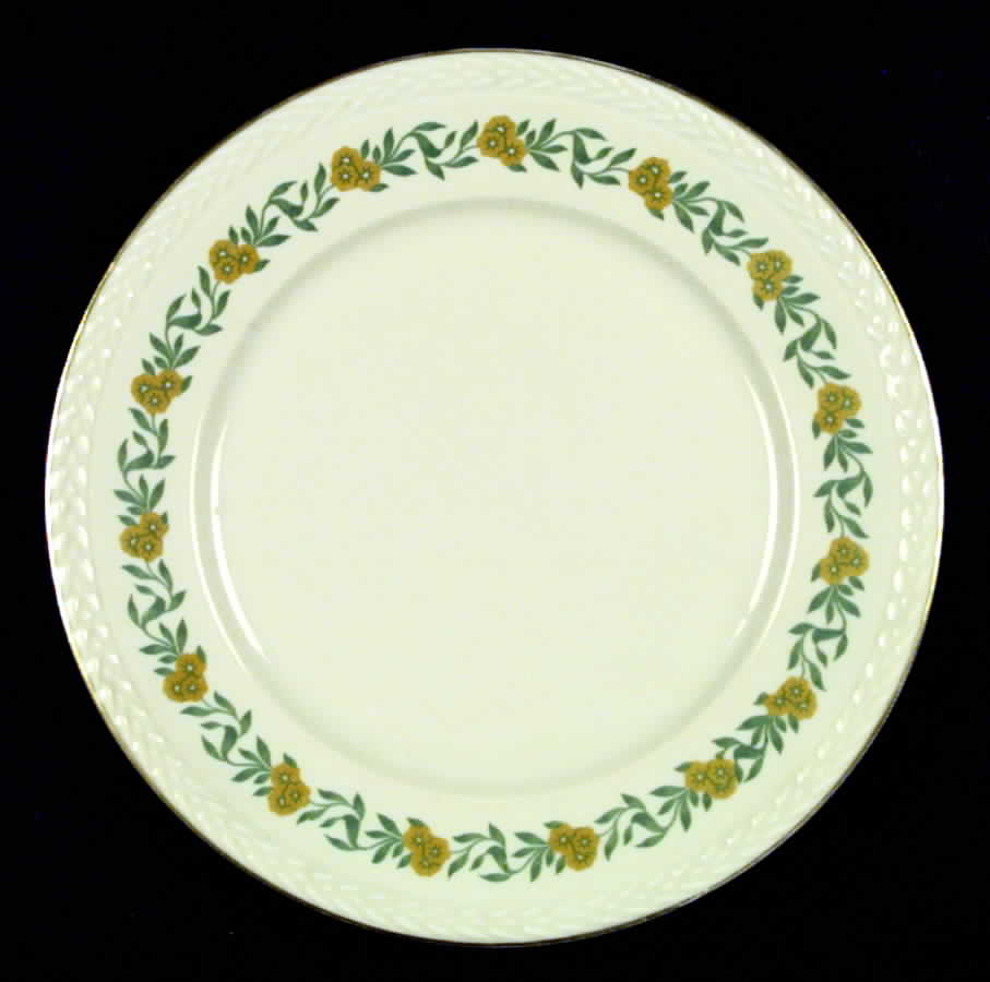 Springtime (Plain Ivory) Dinner Plate by Black Knight-1