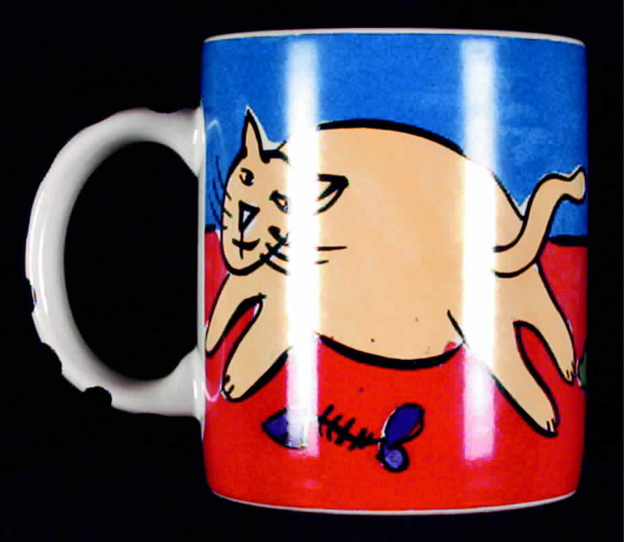 Cat and Dog Mug by Block-1