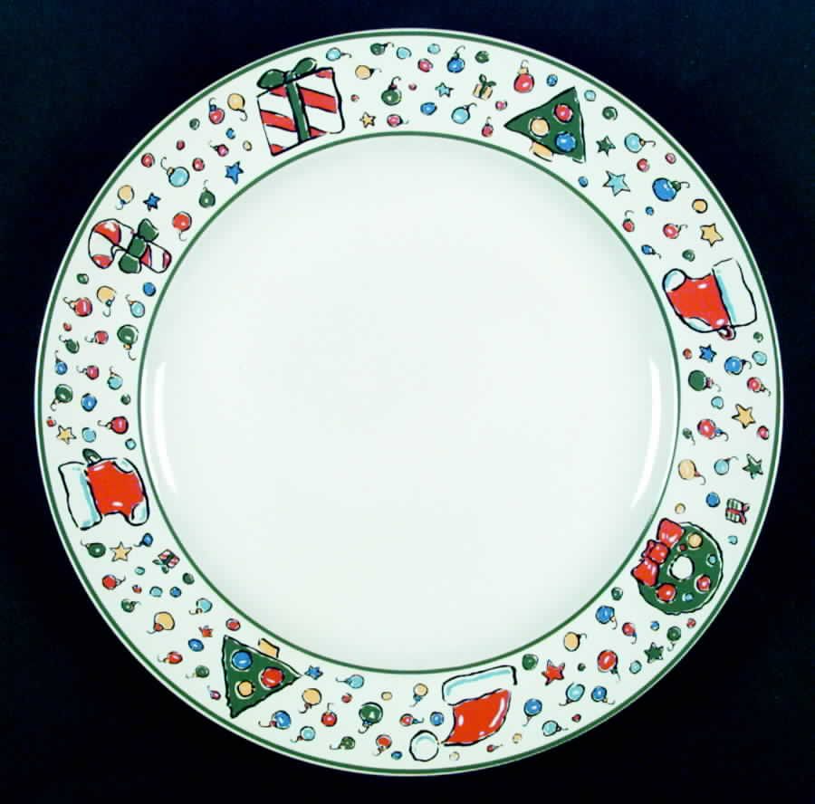 Christmas Party Dinner Plate by Block-1