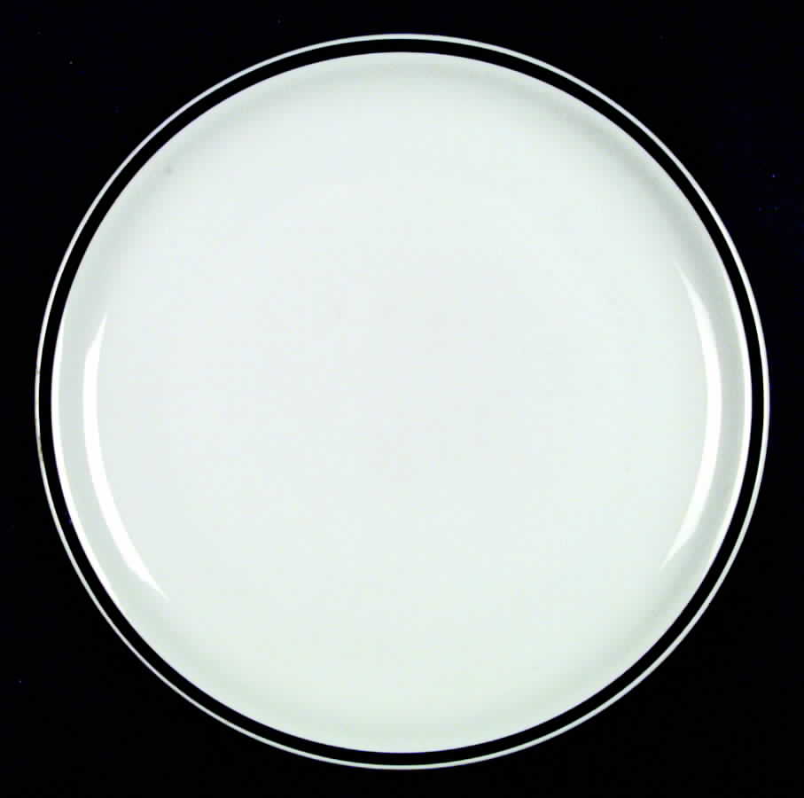 Disco Black Dinner Plate by Block-1