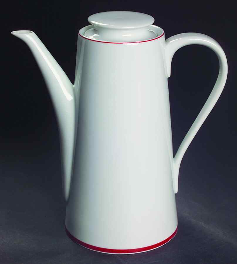 Lisboa Red Coffee Pot & Lid by Block-1
