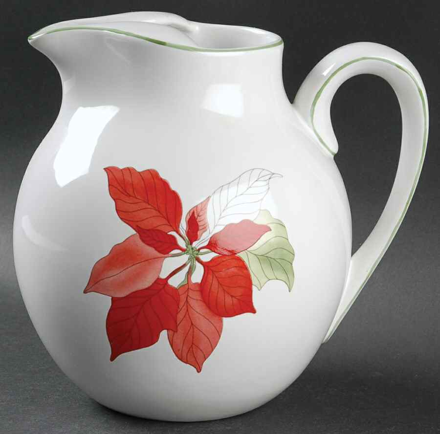 Poinsettia 64 Oz Pitcher by Block-1