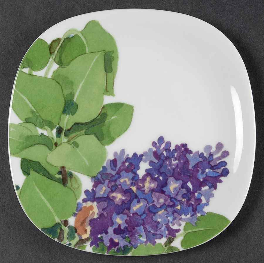 Purple Lilac Bread & Butter Plate by Block-1