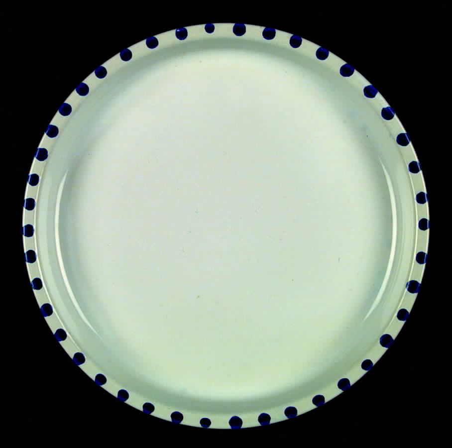 Staccato Blue Dinner Plate by Block-1