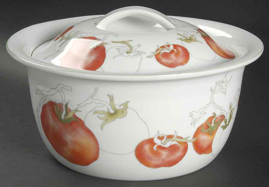 Tomato 2 Qt Round Covered Casserole by Block-1