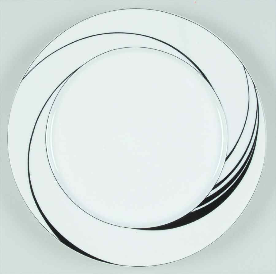 White Pearl Luncheon Plate by Block-1