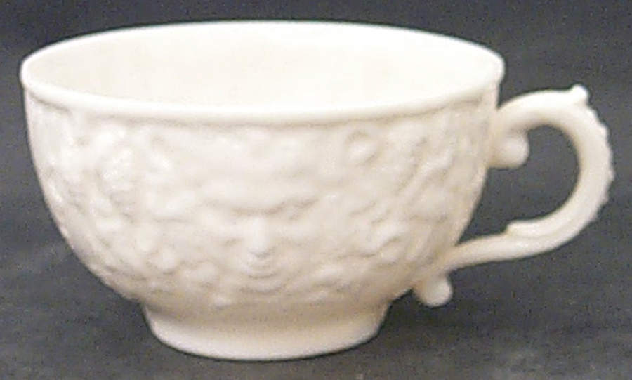 Mask (Irish) (No Lustre Accent) Flat Cup by Belleek Pottery (Ireland)-1