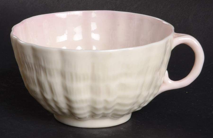 Neptune Yellow Flat Cup by Belleek Pottery (Ireland)-1