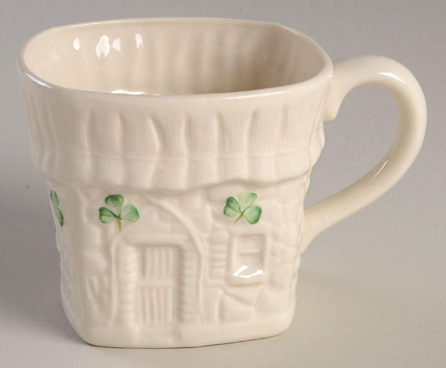 Shamrock Mug by Belleek Pottery (Ireland)-1