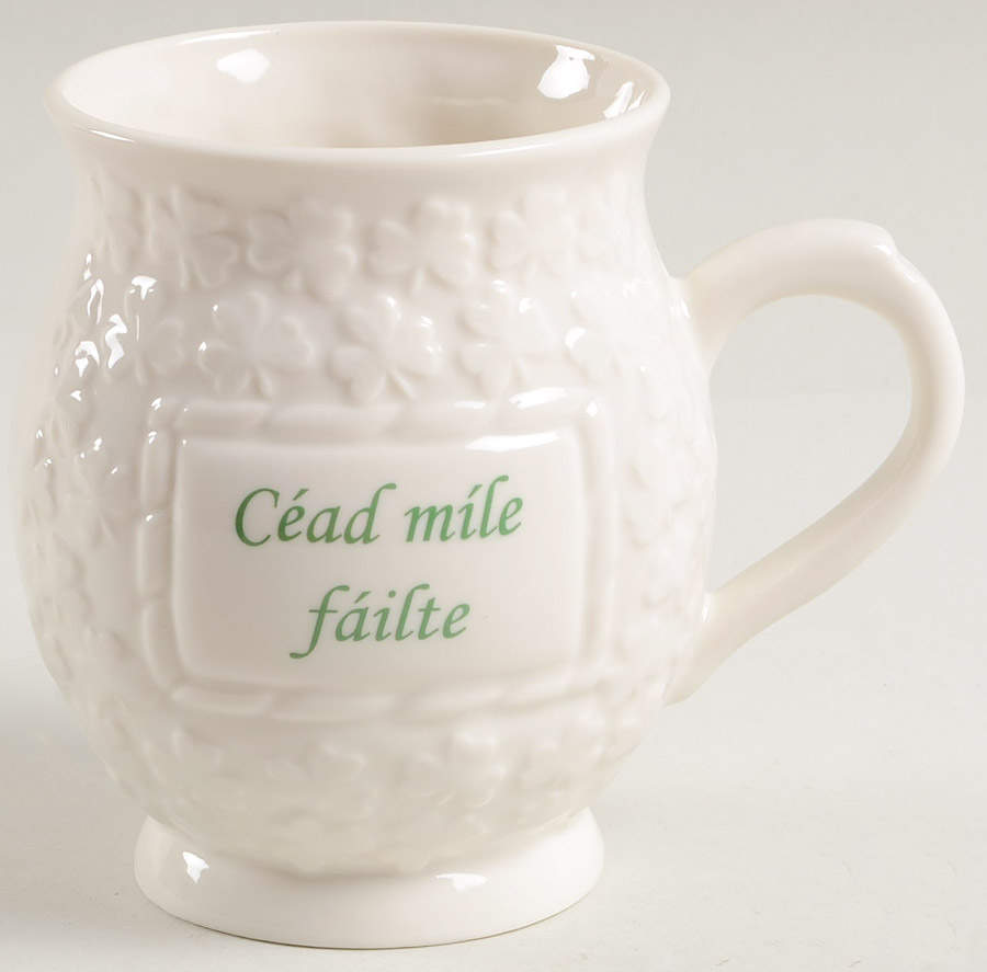 Shamrock Mug by Belleek Pottery (Ireland)-1