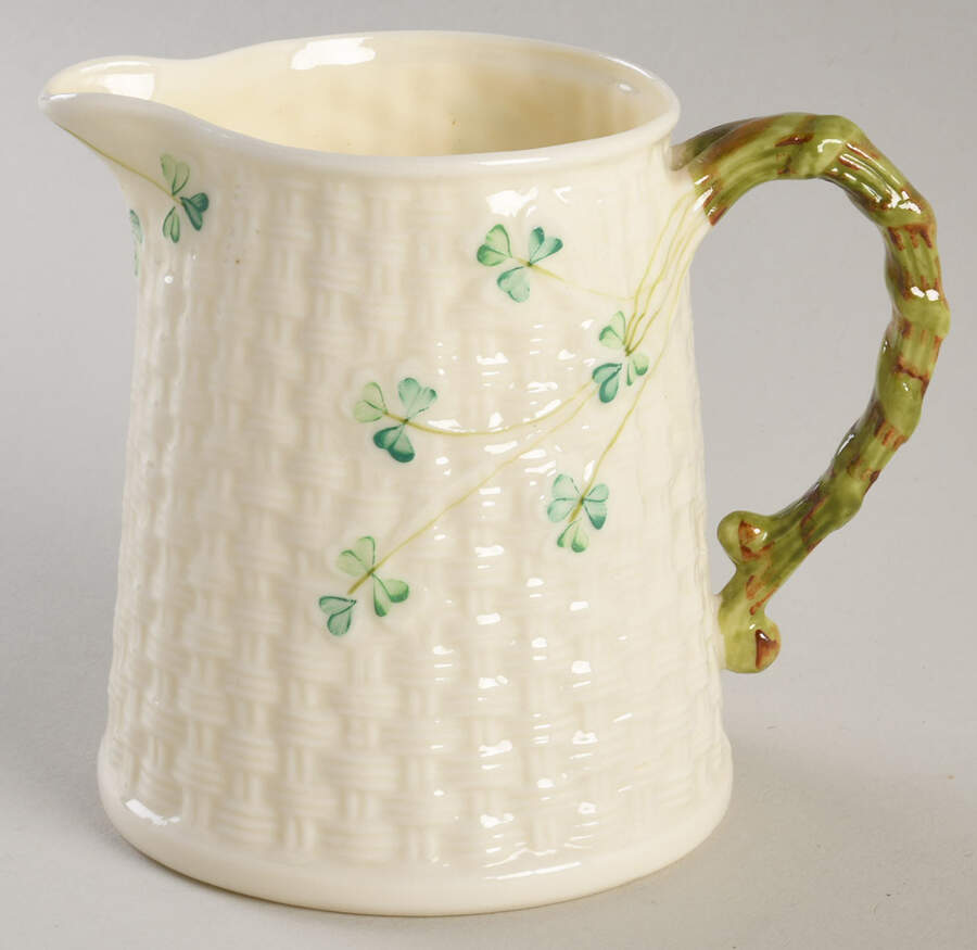 Shamrock 13 Oz Jug by Belleek Pottery (Ireland)-1