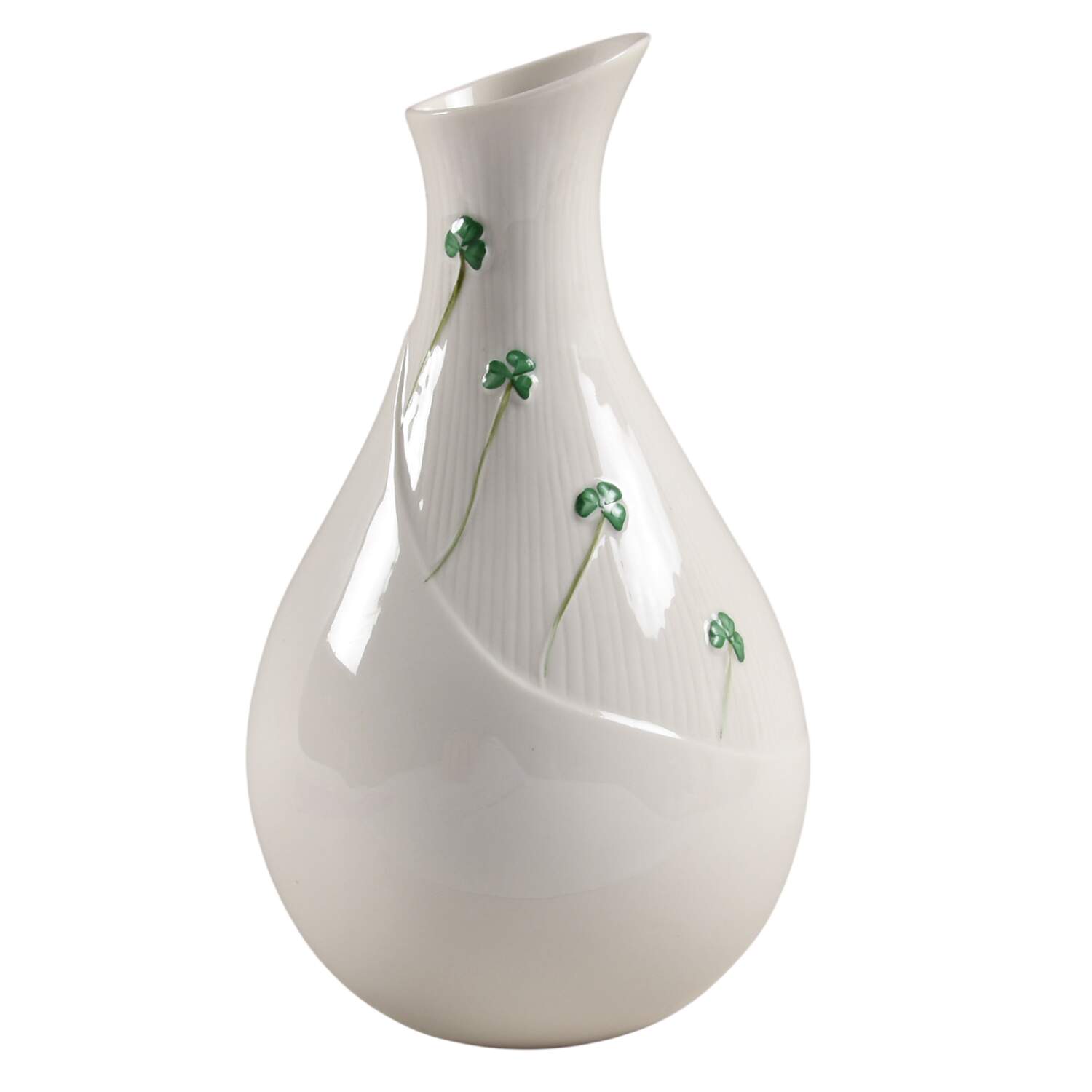 Shamrock 9" Vase by Belleek Pottery (Ireland)-1