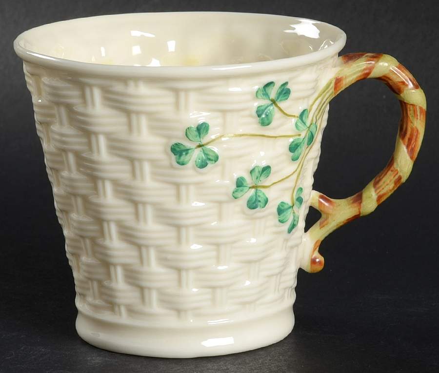 Shamrock Mug by Belleek Pottery (Ireland)-1