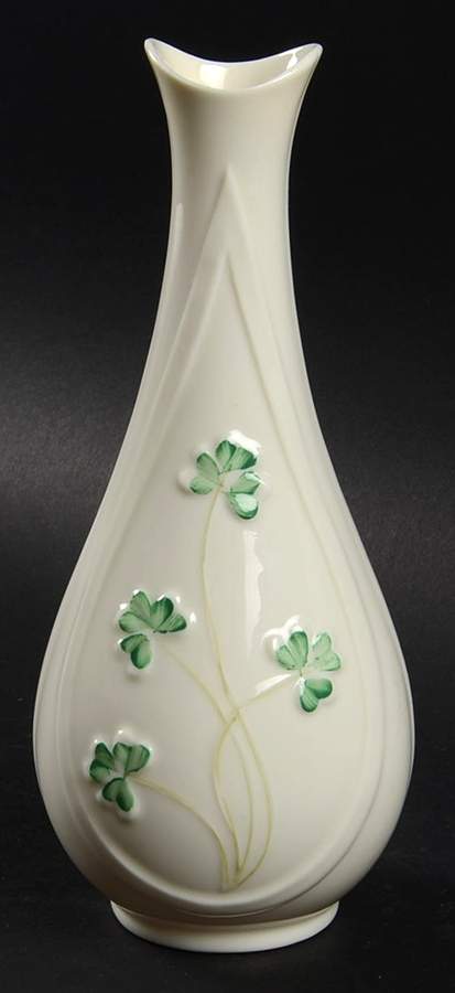 Shamrock 7" Limerick Vase by Belleek Pottery (Ireland)-1