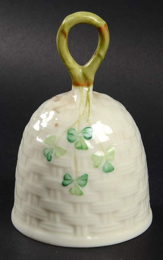 Shamrock Bell by Belleek Pottery (Ireland)-1