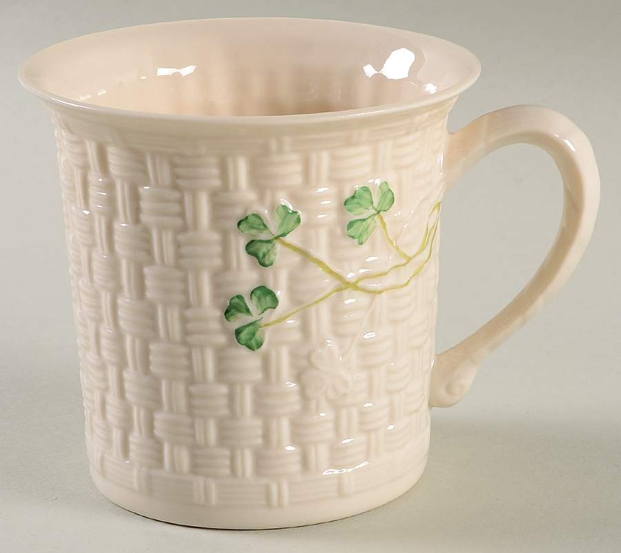 Shamrock Mug by Belleek Pottery (Ireland)-1