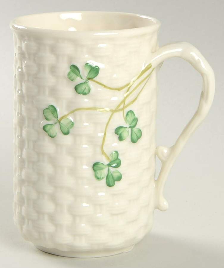 Shamrock Mug by Belleek Pottery (Ireland)-1