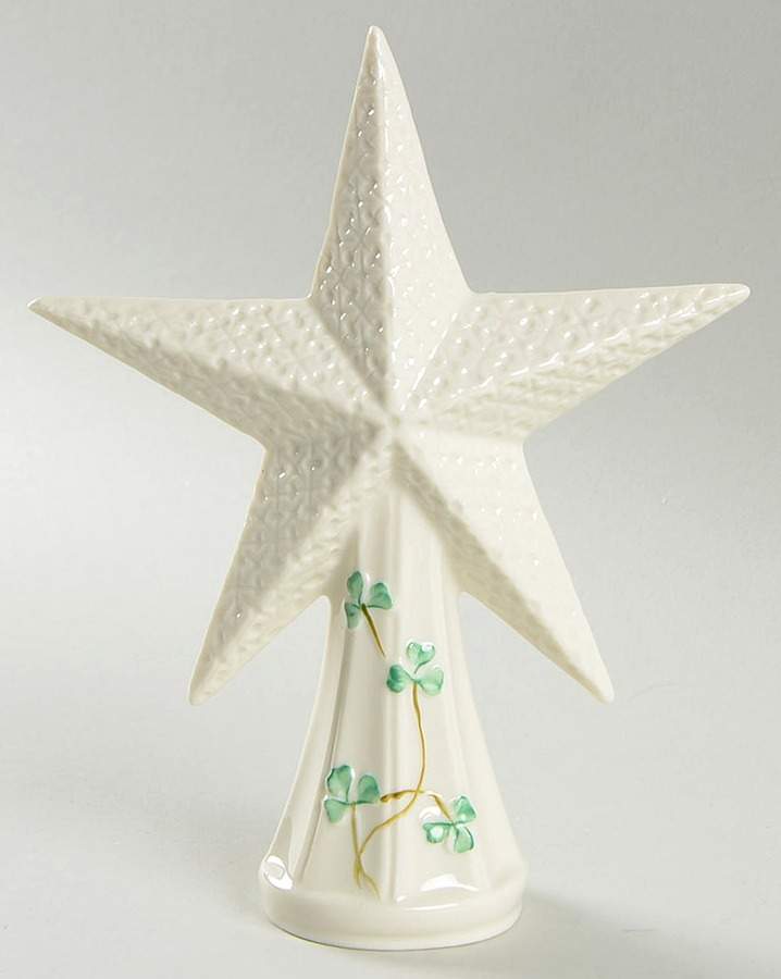 Shamrock Tree Topper by Belleek Pottery (Ireland)-1