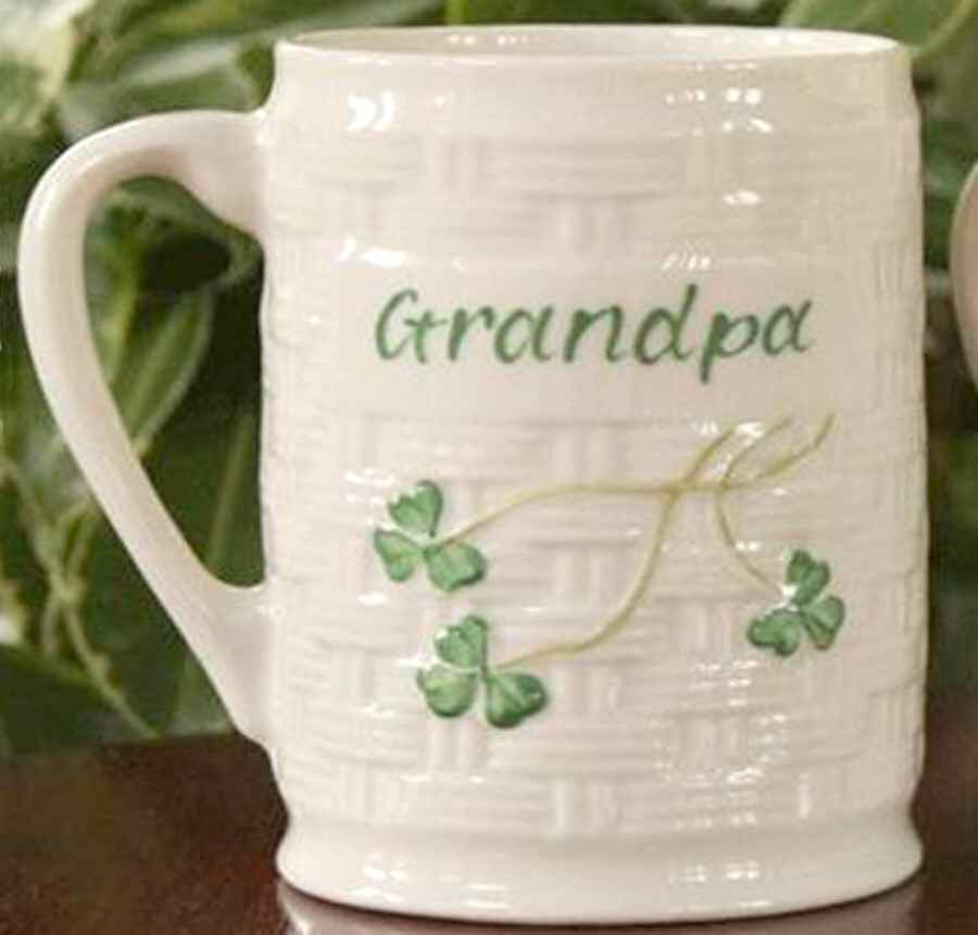 Shamrock Mug by Belleek Pottery (Ireland)-1