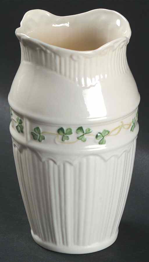 Shamrock 5" Shannon Vase by Belleek Pottery (Ireland)-1