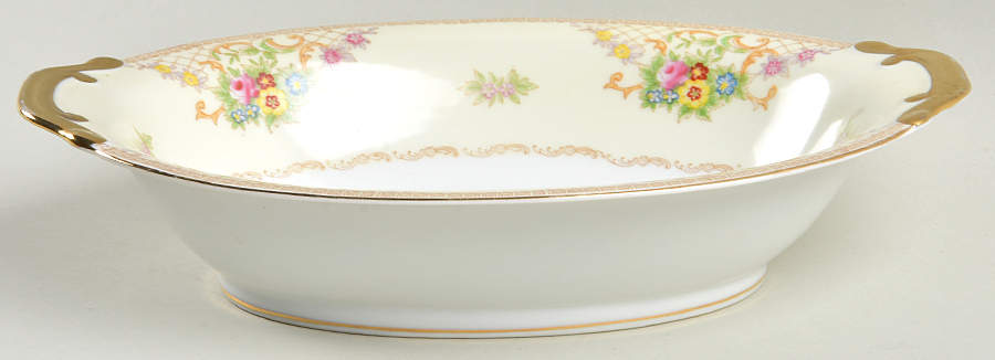 Berkley 10" Oval Vegetable Bowl by Black Towers-1